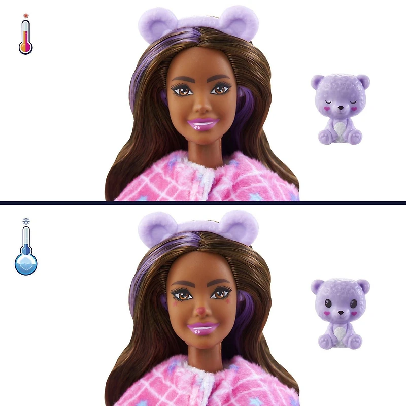 Barbie Cutie Reveal Fantasy Series Doll with Teddy Bear Plush Costume