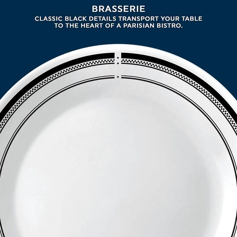 Corelle Brasserie 8.5" Glass Salad Plate