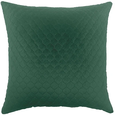 hometrends Coussin Décoratif Émeraude Matelassé
