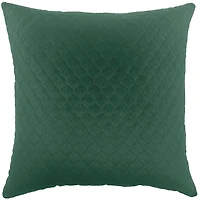hometrends Coussin Décoratif Émeraude Matelassé