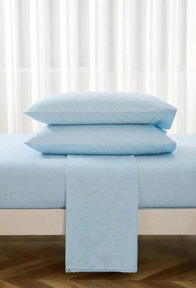 Chaps Couverture régulière en polaire de flanelle douce et soyeuse Bleu King Couverture régulière confortable bleu trèsgrandlit