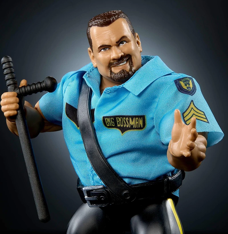WWE Superstars Figurine articulée et accessoires Big Bossman