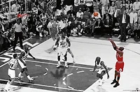 Michael Jordan - The Shot Horizontal Wall Poster, 22.375" x 34"