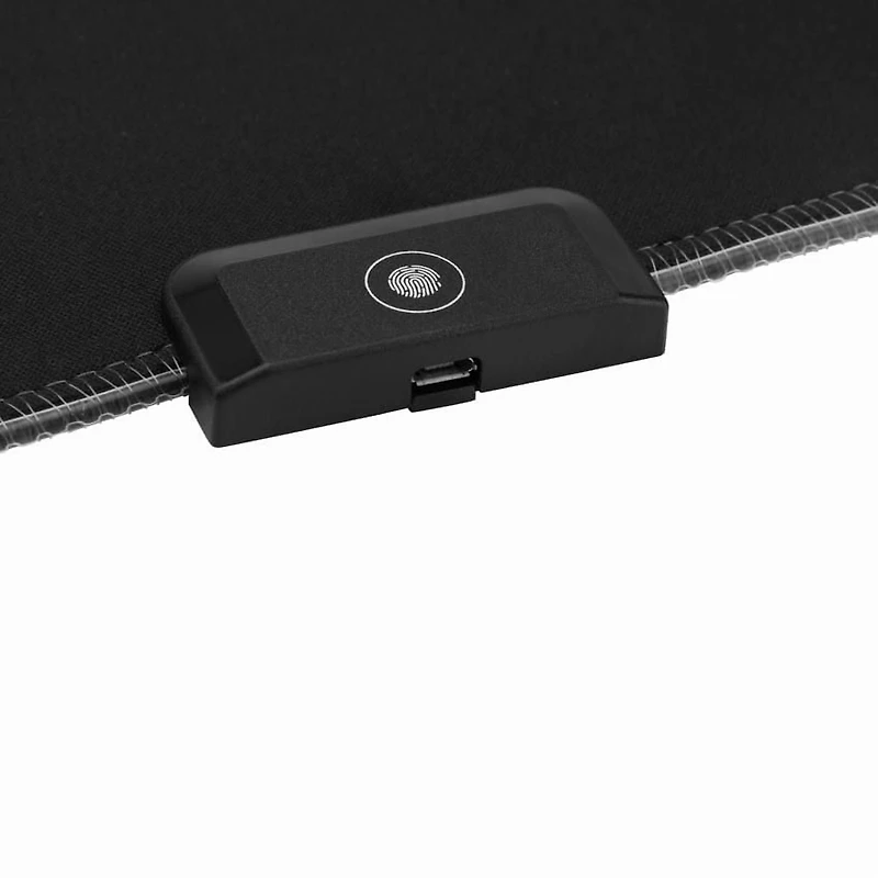 onn. USB Powered Non-slip Large Gaming Mouse Pad with Lighting Effects