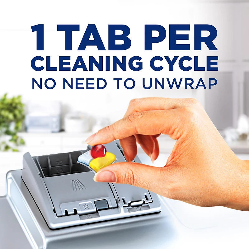 Finish® Quantum Ultimate® Lemon Dishwasher Detergent Pods, No pre sinse needed, For Deep clean & sparkling shine, 72 Tabs