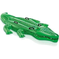 Intex Giant Gator Ride-On for Kids, Age 3+, Inflatable Pool Float, 45” x 80”