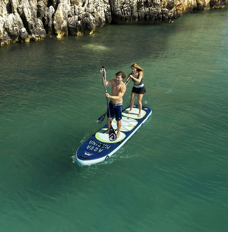 Aqua Marina - SUPER TRIP 14'0 Tandem Family Planche de Stand Up Paddle Gonflable (iSup)