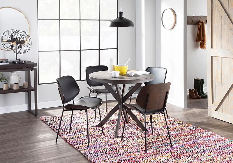 X Pedestal Table by LumiSource