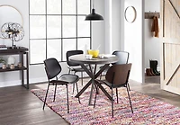 X Pedestal Table by LumiSource