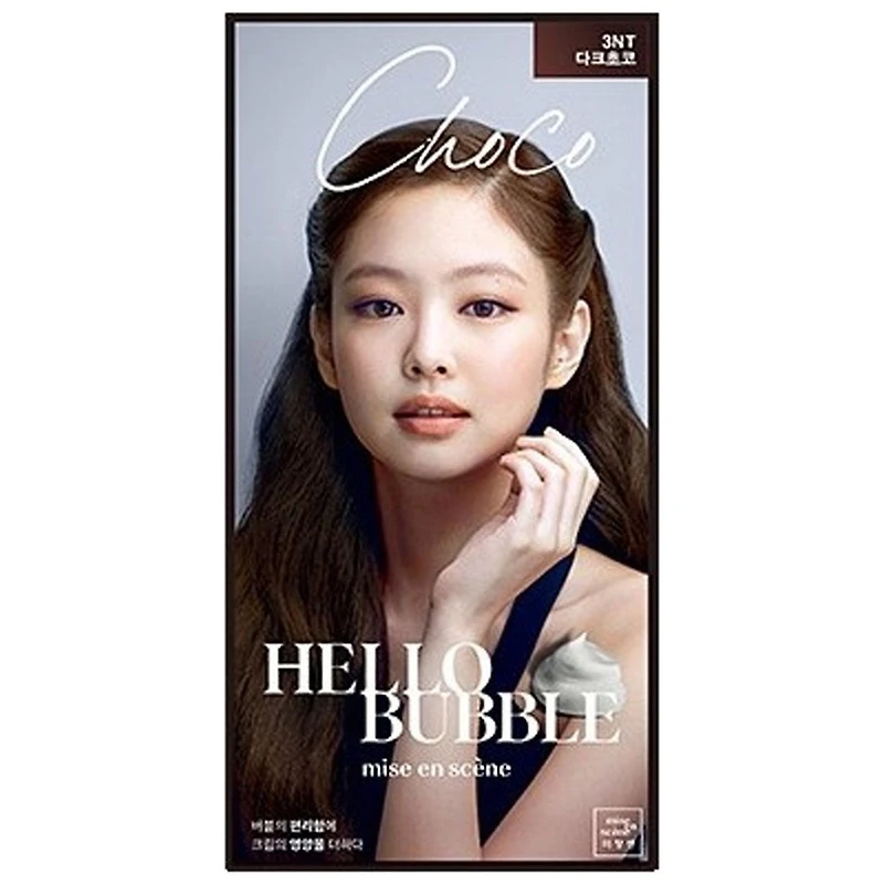 Teinture pour cheveux Hello Bubble Mise-en-scène (7V-Peri Violet) Teinture pour cheveux à bulles (7V-Peri Violet)