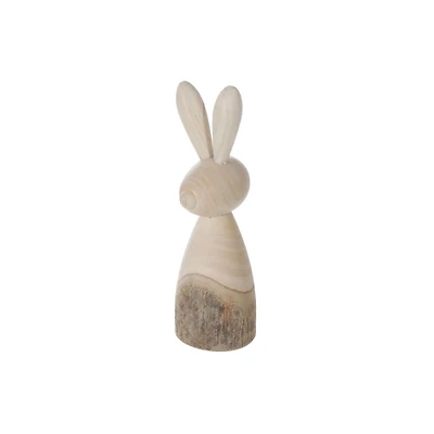 Wooden 2 Tone Bunny Decor Small