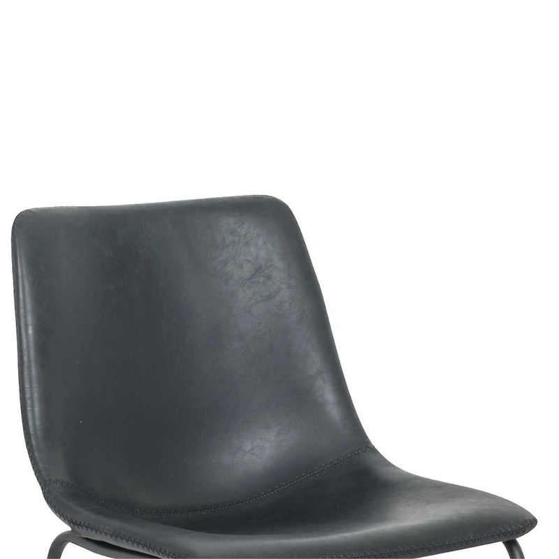 Modern Ani Armless Dining Chairs – Upholstered, Sleek Mid-Century Design, Sturdy Build Set of 2
