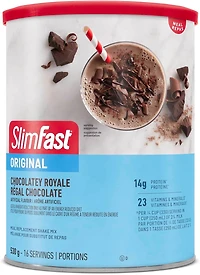SlimFast Original Chocolatey Royale Meal Replacement Shake Mix, 530 g