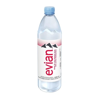 evian natural spring water 500 mL, Bottle, 500 mL