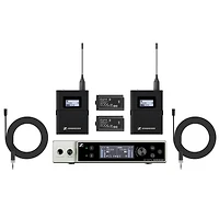Sennheiser EW-DX MKE 2 Set Dual Lavalier Microphone System - Q1-9 Band