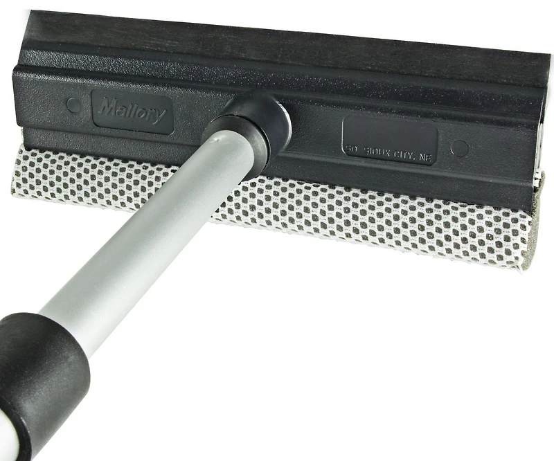 Raclette à fenêtre télescopique extensible en aluminum de 39 po Racloir télescopique pour fenêtre avec poignée en aluminium