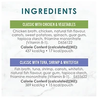 Purina Fancy Feast Broths Collection Classique 6C Emballage Assorti, Gâteries pour chats, 40g x 6