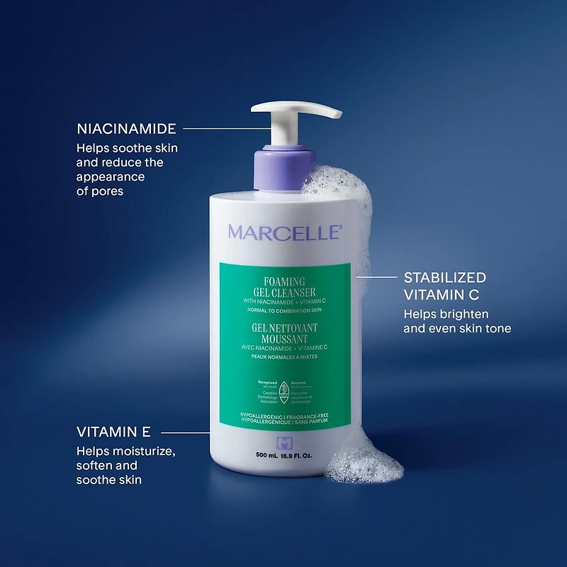 Gel nettoyant moussant Gel nettoyant doux moussant