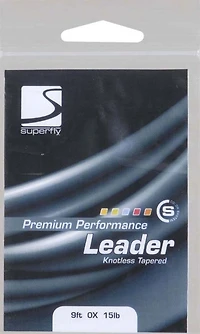 Superfly SFKTL9-0X Leader conique sans nœuds 9' 0X idéal pour les applications de pêche à la mouche