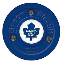 Green Biscuit NHL Team Training Puck - Toronto Maple Leafs