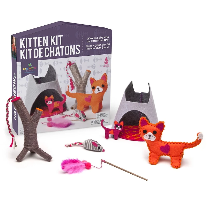 Trousse d'artisanat Craft-tastic pour projets d'artisanat sous la thématique des châtons