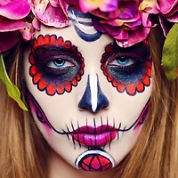 Halloween Expressions All Over Body Paint - BLUE - 1.01 fl oz / 30 ml