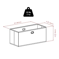 Ens. de 2 pièces paniers en tissu pliables Torino de Winsome