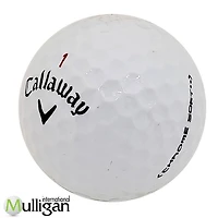 Callaway Chrome Soft/x Recycled Golf Balls, pack of 12, by Mulligan, Chrome Soft/x 12 balls