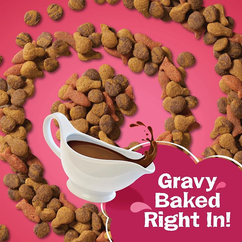 Friskies Gravy Swirlers, Dry Cat Food, 1.42-7.26 kg