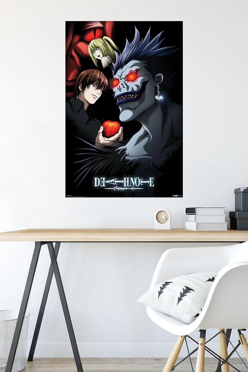 Death Note - Group Wall Poster, 22.375" x 34" Framed