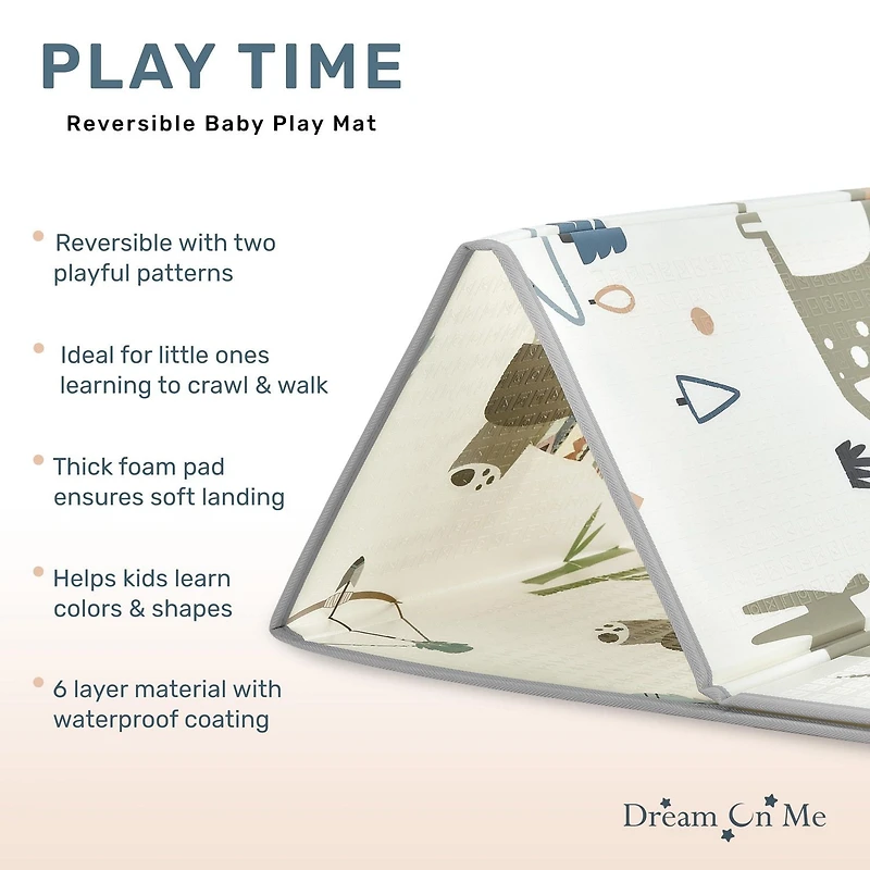 Dream On Me Play time reversible baby Play mat, Model #460