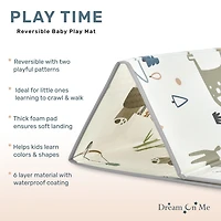 Dream On Me Play time reversible baby Play mat, Model #460