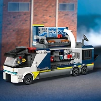 LEGO City Police Mobile Crime Lab Truck Toy, Pretend Play Police Toy, Includes Quad Bike, 2 Officers, 1 Scientist and 2 Crook Minifigures, Police Truck Toy for Kids Ages 7 Plus, 60418