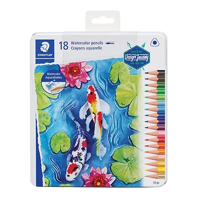 Ensemble de crayons aquarellables triangulaires Staedtler