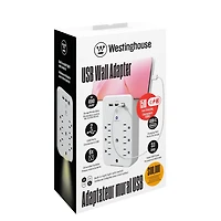 Westinghouse Wall Surge 6 USB-C