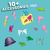 Mega Construx Barbie Convertible Beach Adventure Toy Building Set (70 Pieces)