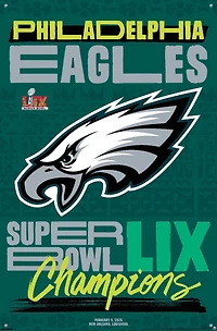 Logo de l'équipe NFL Philadelphia Eagles - Super Bowl LIX
