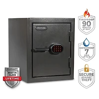 Série Sports Afield Diamond : coffre-fort pour la maison et le bureau de 20,5 po de hauteur avec serrure électronique et protection à triple joint [2,25 pieds cubes] SA-DIA3-CA-DP