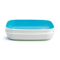Assiettes avec base antidérapante Splash™ de Munchkin® - Ensemble de 2