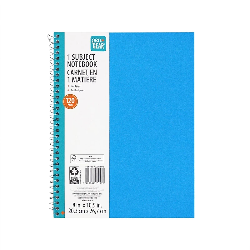 spiral notebook