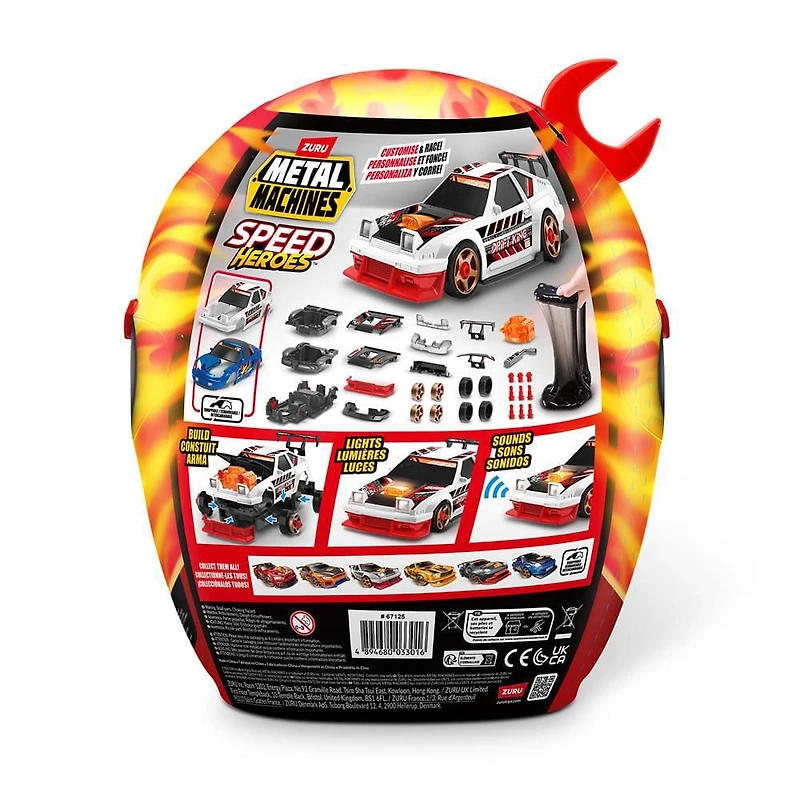 Metal Machines Speed Heroes by Zuru, build and race your own race car