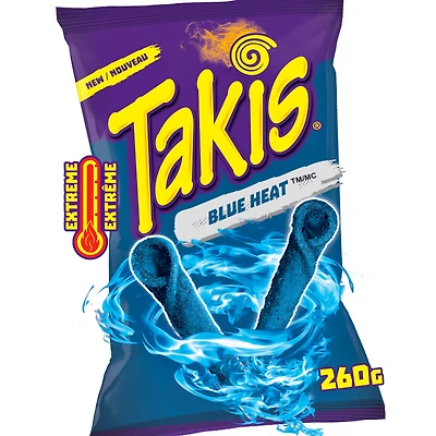 Chips tortilla roulées TakisMD Bleu brûlantᴹᶜ 260 G
