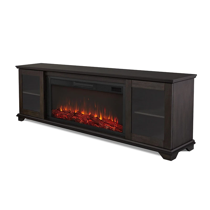 Benjamin 81" Landscape Electric Fireplace TV Stand