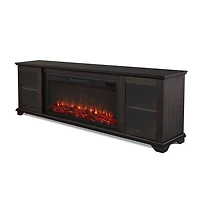 Benjamin 81" Landscape Electric Fireplace TV Stand