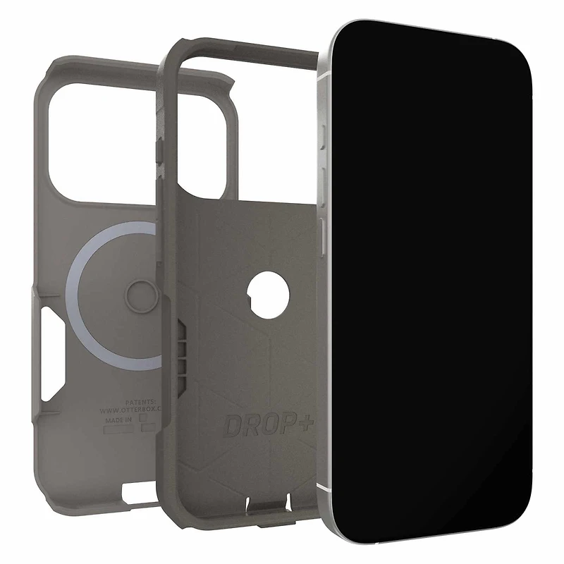 OtterBox Commuter MagSafe Case w/Camera Control Grey Comfort for iPhone 17