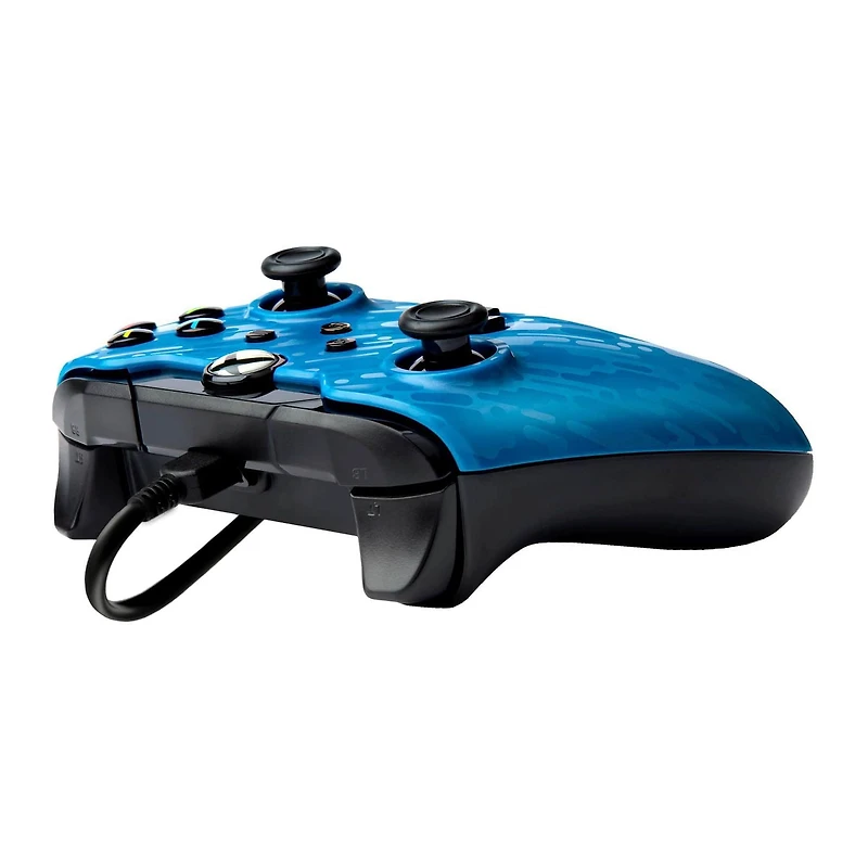 PDP Gaming Wired Controller: Revenant Blue - Xbox Series X|S, Xbox One, Xbox, Windows 10, 049-012-NA-CMBL