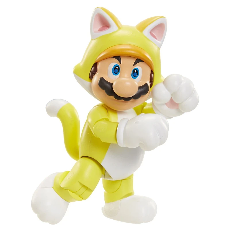 Figurine Mario le chat du Monde de Nintendo de 4 po