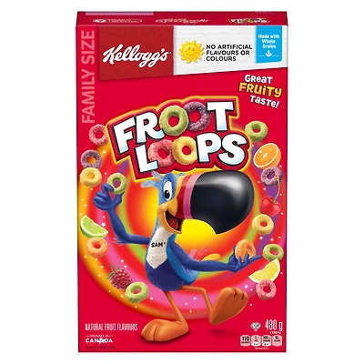 Kellogg's Froot Loops Céréales Format Familial 480g