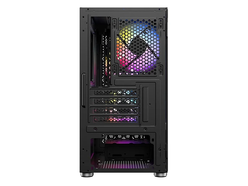 Antec Cas de Jeu NX200M RGB, mATX,ITX, Pré-Intégré FANS de RGB
