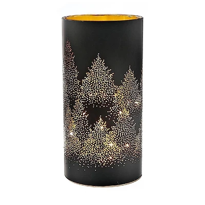Stand De Verre Noir À La Tête De Noël 8